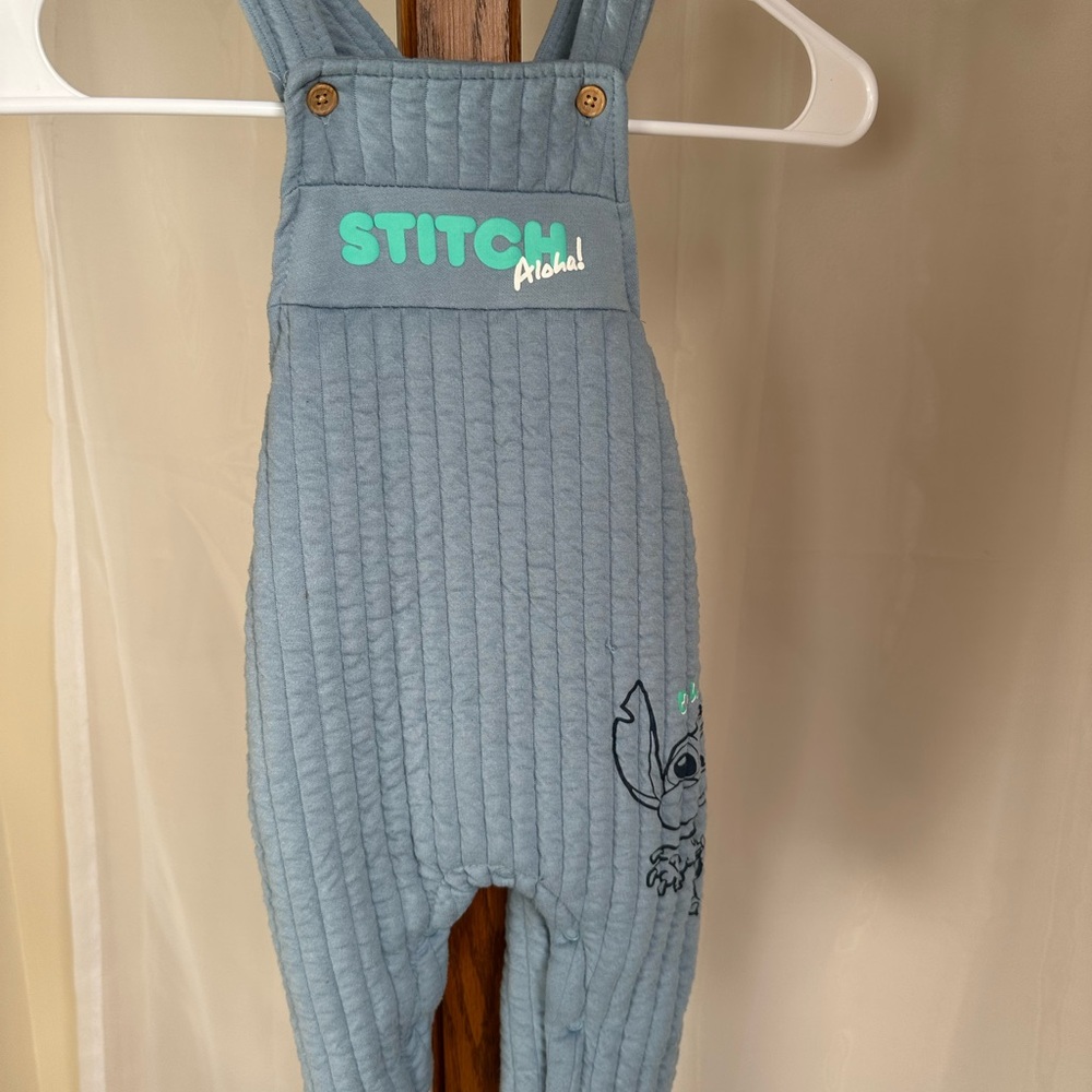 Disney Baby Stitch Aloha! Toddler Comfy Soft Overalls Size 18 Months Baby